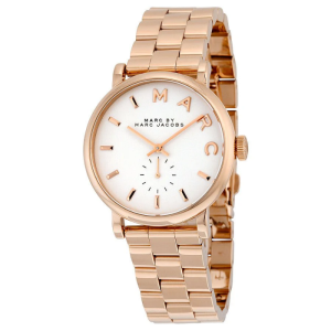 Marc by Marc Jacobs Women's Quartz Stainless Steel White Dial 36mm Watch MBM3244