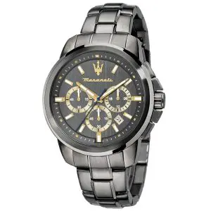 Maserati Men’s Chronograph Quartz Grey Stainless Steel Grey Dial 44mm Watch R8873621007