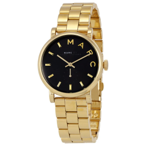 Marc by Marc Jacobs Women's Quartz Stainless Steel Black Dial 36mm Watch MBM3355