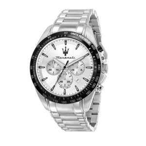 Maserati Men’s Chronograph Quartz Stainless Steel White Dial 45mm Watch R8873612049