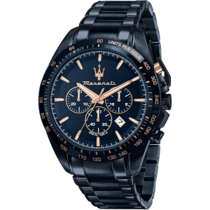 Maserati Men’s Chronograph Quartz Stainless Steel Blue Dial 45mm Watch R8873612054