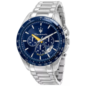 Maserati Men’s Chronograph Quartz Stainless Steel Blue Dial 45mm Watch R8871612039