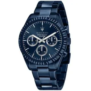 Maserati Men’s Chronograph Quartz Blue Stainless Steel Blue Dial 43mm Watch R8853100025