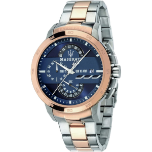 Maserati Men’s Chronograph Quartz Stainless Steel Navy Blue Dial 44mm Watch R8873619002