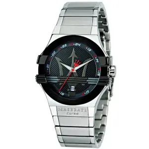 Maserati Men’s Quartz Silver Stainless Steel Black Dial 42mm Watch R8853108001