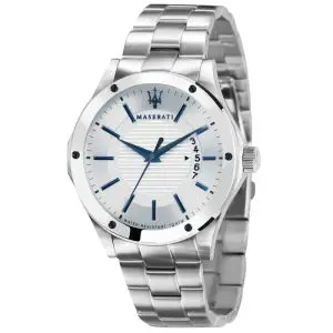 Maserati Men’s Quartz Silver Stainless Steel Silver Dial 42mm Watch R8853127001