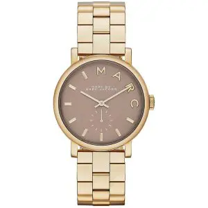 Marc by Marc Jacobs Women’s Quartz Gold Stainless Steel Grey Dial 36mm Watch MBM3281