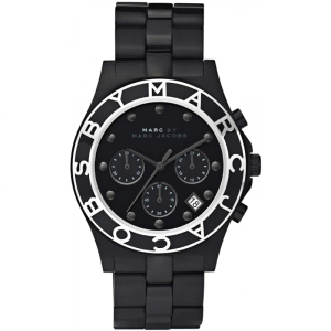 Marc by Marc Jacobs Women’s Chronograph Quartz Stainless Steel Black Dial 26mm Watch MBM3083