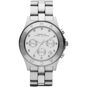 Marc by Marc Jacobs Women’s Chronograph Quartz Stainless Steel White Dial 40mm Watch MBM3100
