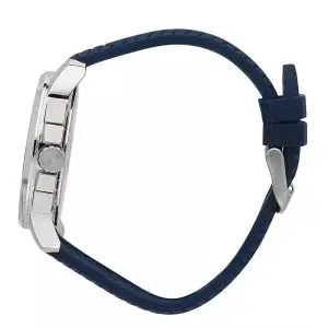 Maserati Men’s Chronograph Quartz Navy Blue Silicone Strap White Dial 44mm Watch R8871621013