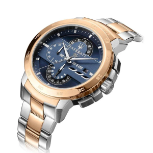 Alternative view of Maserati Men’s Chronograph Quartz Stainless Steel Navy Blue Dial 44mm Watch R8873619002