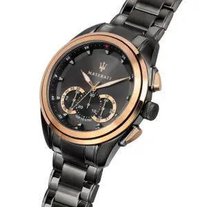 Alternative view of Maserati Men’s Chronograph Quartz Black Stainless Steel Black Dial 45mm Watch R8873612016