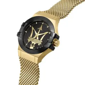 Alternative view of Maserati Men’s Quartz Gold Stainless Steel Black Dial 42mm Watch R8853108006