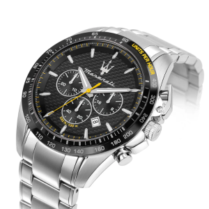 Alternative view of Maserati Men’s Chronograph Quartz Stainless Steel Black Dial 45mm Watch R8873612042