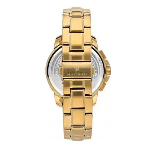Maserati Men’s Chronograph Quartz Gold Stainless Steel Black Dial 44mm Watch R8873621013