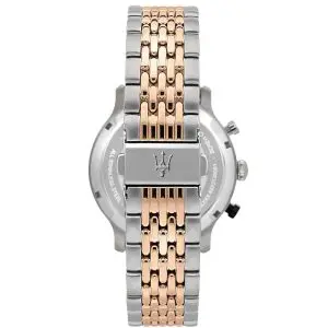 Alternative view of Maserati Men’s Chronograph Quartz Two-Tone Stainless Steel White Dial 42mm Watch R8873638002