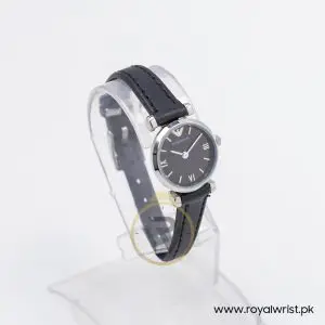 Emporio Armani Women’s Quartz Black Leather Strap Black 22mm Watch AR1685-2 - Image 5
