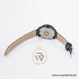 Movado Women's Quartz Swiss Made Black Leather Strap Black Dial 42mm Watch 3600483 - Image 8