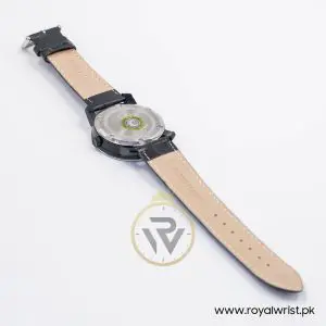 Movado Women's Quartz Swiss Made Black Leather Strap Black Dial 42mm Watch 3600483 - Image 9