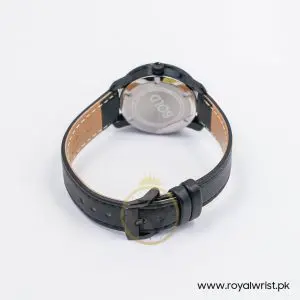 Movado Women's Quartz Swiss Made Black Leather Strap Black Dial 36mm Watch 3600482 - Image 10