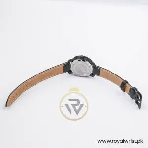 Movado Women's Quartz Swiss Made Black Leather Strap Black Dial 36mm Watch 3600482 - Image 12