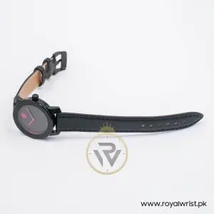 Movado Women's Quartz Swiss Made Black Leather Strap Black Dial 36mm Watch 3600482 - Image 8