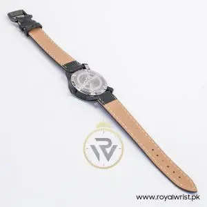 Movado Women's Quartz Swiss Made Black Leather Strap Black Dial 36mm Watch 3600482 - Image 11