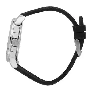 Alternative view of Maserati Men’s Chronograph Quartz Black Silicone Strap Black Dial 44mm Watch R8871621014