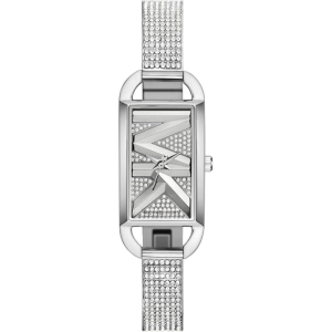 Michael Kors Women’s Quartz Silver Pave Stainless Steel Silver Dial 20mm Watch MK4841