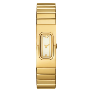 Tory Burch Women’s Quartz Gold Stainless Steel Cream Dial 18mm Watch TBW3045 (Without Tag)