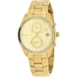 Michael Kors Women’s Quartz Gold Stainless Steel Gold Dial 40mm Watch Mk6464 (Like New)