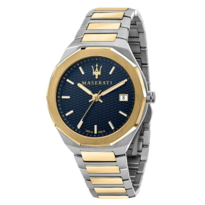 Maserati Men’s Quartz Two-Tone Stainless Steel Blue Dial 45mm Watch R8853142008