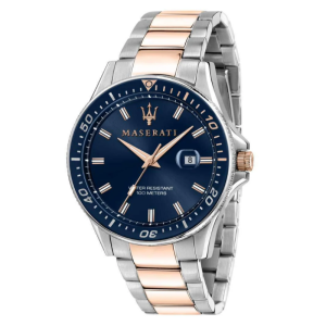 Maserati Men’s Quartz Two-Tone Stainless Steel Blue Dial 44mm Watch R8853140003