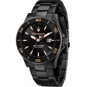Maserati Men’s Quartz Black Stainless Steel Black Dial 43mm Watch R8853100035