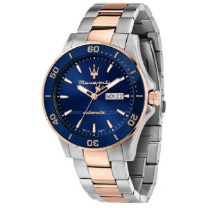 Maserati Men’s Automatic Two-Tone Stainless Steel Blue Dial 43mm Watch R8823100001