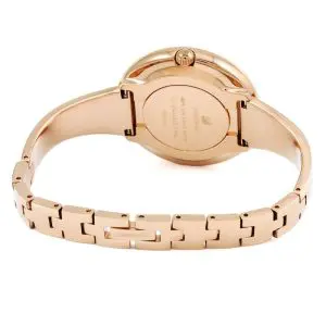 Alternative view of SWAROVSKI Women’s Swiss Made Quartz Rose Gold Metal Chain White Dial 34mm Watch 5269250