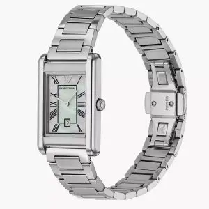 Alternative view of Emporio Armani Men’s Quartz Silver Stainless Steel Mother Of Pearl Dial 25mm Watch AR11664