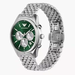 Alternative view of Emporio Armani Men’s Quartz Silver Stainless Steel Green Dial 41mm Watch AR11581