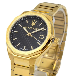 Alternative view of Maserati Men’s Quartz Gold Stainless Steel Black Dial 42mm Watch R8853142004