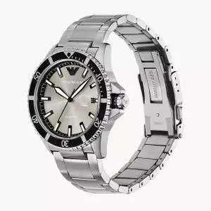 Alternative view of Emporio Armani Men’s Quartz Silver Stainless Steel Grey Dial 42mm Watch AR11683