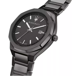 Alternative view of Maserati Men’s Quartz Dark Grey Stainless Steel Black Dial 45mm Watch R8853142001