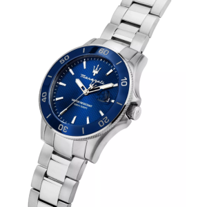 Alternative view of Maserati Men’s Quartz Silver Stainless Steel Blue Dial 43mm Watch R8853100036