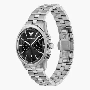 Alternative view of Emporio Armani Men’s Quartz Silver Stainless Steel Black Dial 42mm Watch AR11691