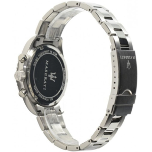 Maserati Men’s Chronograph Quartz Silver Stainless Steel Black Dial 39mm Watch R8853100012 - Image 3