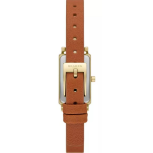 Skagen Women’s Quartz Brown Leather Strap White Dial 30mm Watch SKW3149 (Without Tag) - Image 3