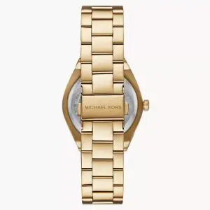 Michael Kors Women’s Quartz Gold Stainless Steel Black & Gold Dial 37mm Watch MK7500 (Like New) - Image 3