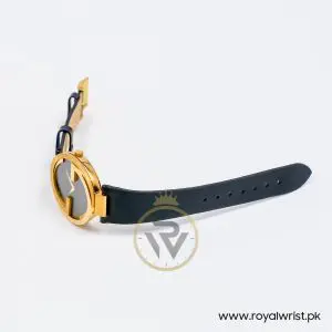 Gucci Unisex Swiss Made Quartz Black Leather Strap Black Dial 37mm Watch YA133326/1 - Image 8