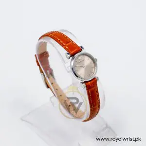 Emporio Armani Women’s Quartz Brown Leather Strap Grey 22mm Watch AR1685-3 - Image 5