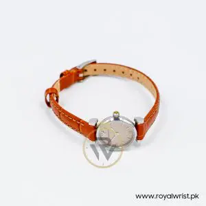 Emporio Armani Women’s Quartz Brown Leather Strap Grey 22mm Watch AR1685-3 - Image 6