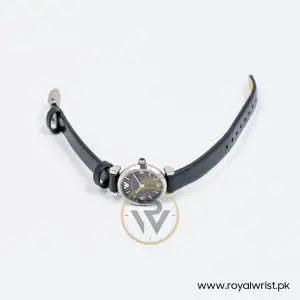 Emporio Armani Women’s Quartz Black Leather Strap Black Mother Of Pearl Dial 22mm Watch AR1684 - Image 7